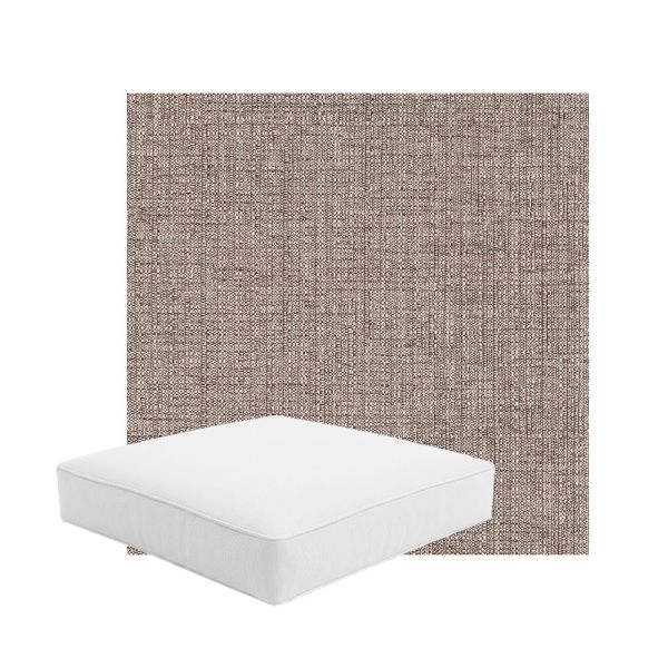 Patio Dining Chair Seat Cushion Boxed Style - - Custom outdoor patio furniture cushions from Cascadia Outdoor Cushions in Sunbrella Fabric
