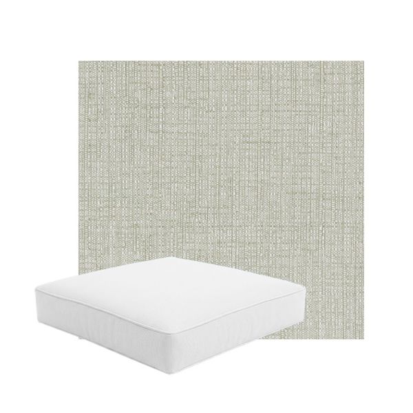 Patio Dining Chair Seat Cushion Boxed Style - - Custom outdoor patio furniture cushions from Cascadia Outdoor Cushions in Sunbrella Fabric