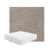 Patio Dining Chair Seat Cushion Boxed Style - - Custom outdoor patio furniture cushions from Cascadia Outdoor Cushions in Sunbrella Fabric