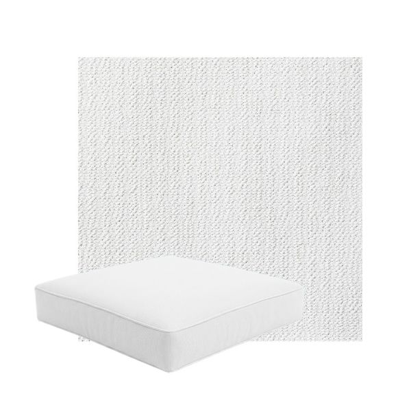 Patio Dining Chair Seat Cushion Boxed Style - - Custom outdoor patio furniture cushions from Cascadia Outdoor Cushions in Sunbrella Fabric