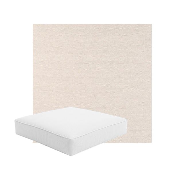 Patio Dining Chair Seat Cushion Boxed Style - - Custom outdoor patio furniture cushions from Cascadia Outdoor Cushions in Sunbrella Fabric