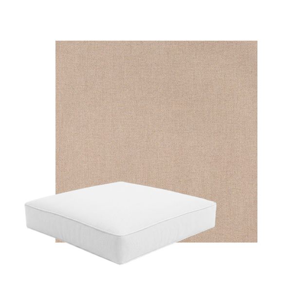 Patio Dining Chair Seat Cushion Boxed Style - - Custom outdoor patio furniture cushions from Cascadia Outdoor Cushions in Sunbrella Fabric