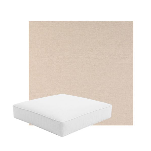 Patio Dining Chair Seat Cushion Boxed Style - - Custom outdoor patio furniture cushions from Cascadia Outdoor Cushions in Sunbrella Fabric