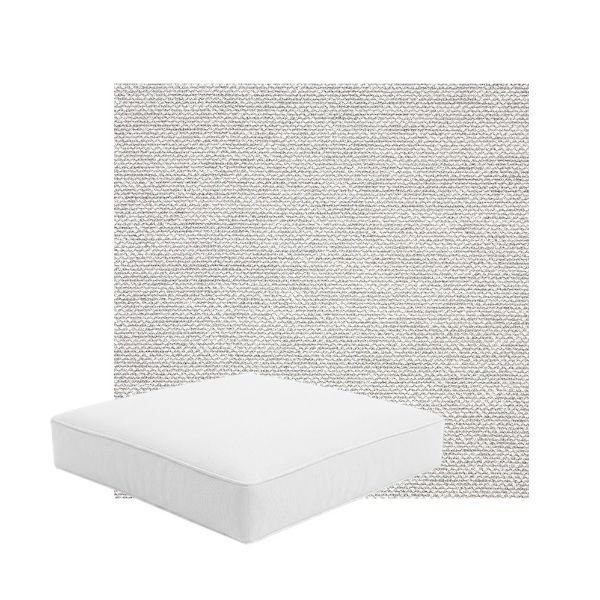 Patio Dining Chair Seat Cushion Boxed Style - - Custom outdoor patio furniture cushions from Cascadia Outdoor Cushions in Sunbrella Fabric