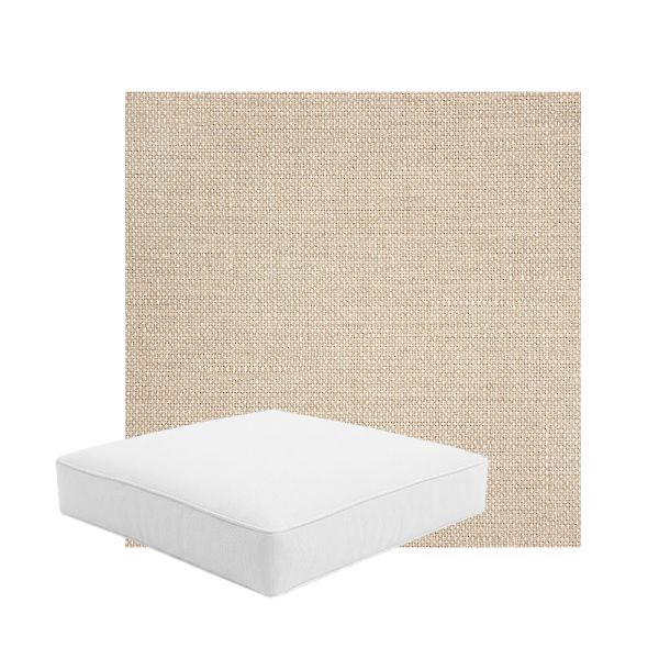 Patio Dining Chair Seat Cushion Boxed Style - - Custom outdoor patio furniture cushions from Cascadia Outdoor Cushions in Sunbrella Fabric