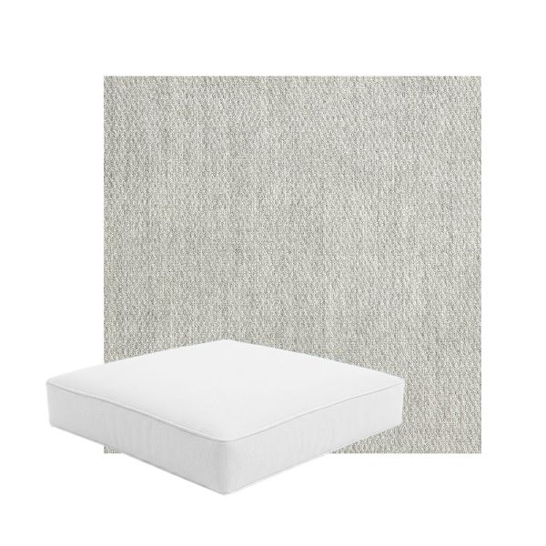 Patio Dining Chair Seat Cushion Boxed Style - - Custom outdoor patio furniture cushions from Cascadia Outdoor Cushions in Sunbrella Fabric
