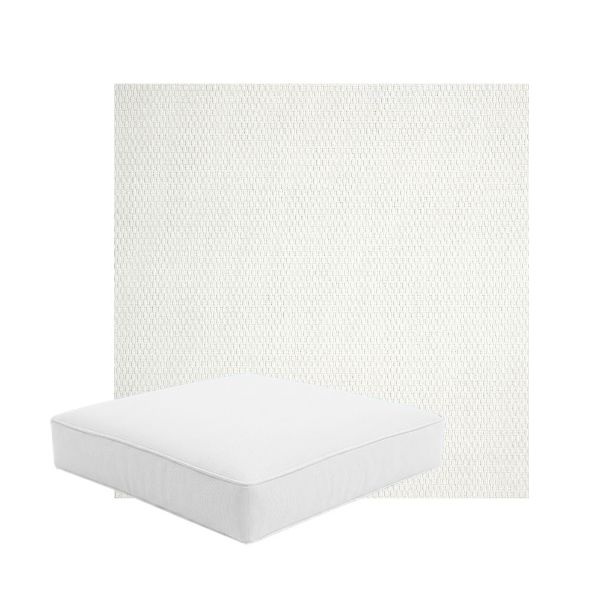 Patio Dining Chair Seat Cushion Boxed Style - - Custom outdoor patio furniture cushions from Cascadia Outdoor Cushions in Sunbrella Fabric