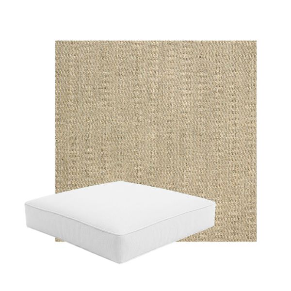 Patio Dining Chair Seat Cushion Boxed Style - - Custom outdoor patio furniture cushions from Cascadia Outdoor Cushions in Sunbrella Fabric