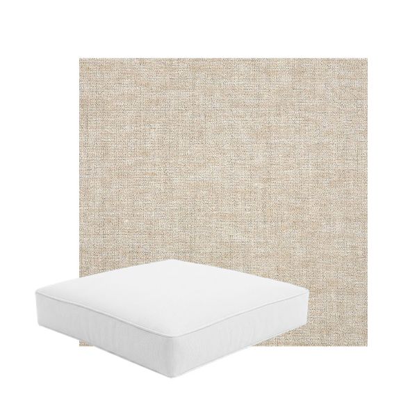 Patio Dining Chair Seat Cushion Boxed Style - - Custom outdoor patio furniture cushions from Cascadia Outdoor Cushions in Sunbrella Fabric