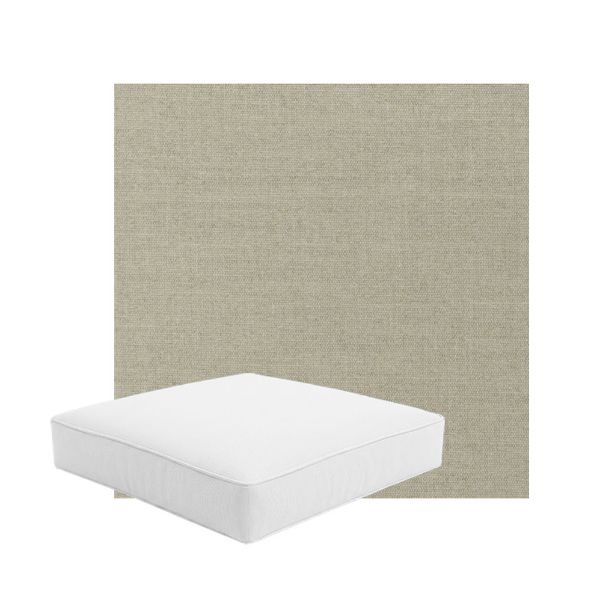 Patio Dining Chair Seat Cushion Boxed Style - - Custom outdoor patio furniture cushions from Cascadia Outdoor Cushions in Sunbrella Fabric
