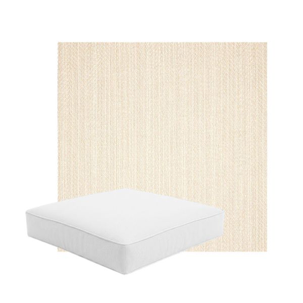 Patio Dining Chair Seat Cushion Boxed Style - - Custom outdoor patio furniture cushions from Cascadia Outdoor Cushions in Sunbrella Fabric
