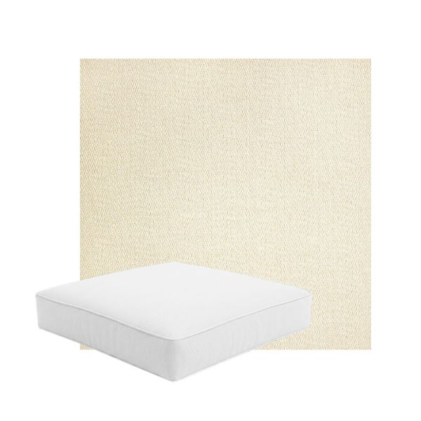 Patio Dining Chair Seat Cushion Boxed Style - - Custom outdoor patio furniture cushions from Cascadia Outdoor Cushions in Sunbrella Fabric