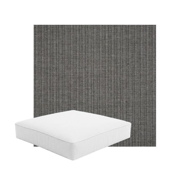 Patio Dining Chair Seat Cushion Boxed Style - - Custom outdoor patio furniture cushions from Cascadia Outdoor Cushions in Sunbrella Fabric