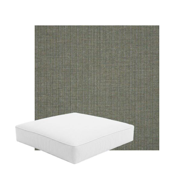 Patio Dining Chair Seat Cushion Boxed Style - - Custom outdoor patio furniture cushions from Cascadia Outdoor Cushions in Sunbrella Fabric