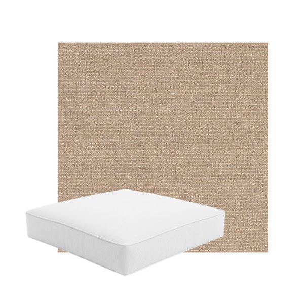 Patio Dining Chair Seat Cushion Boxed Style - - Custom outdoor patio furniture cushions from Cascadia Outdoor Cushions in Sunbrella Fabric