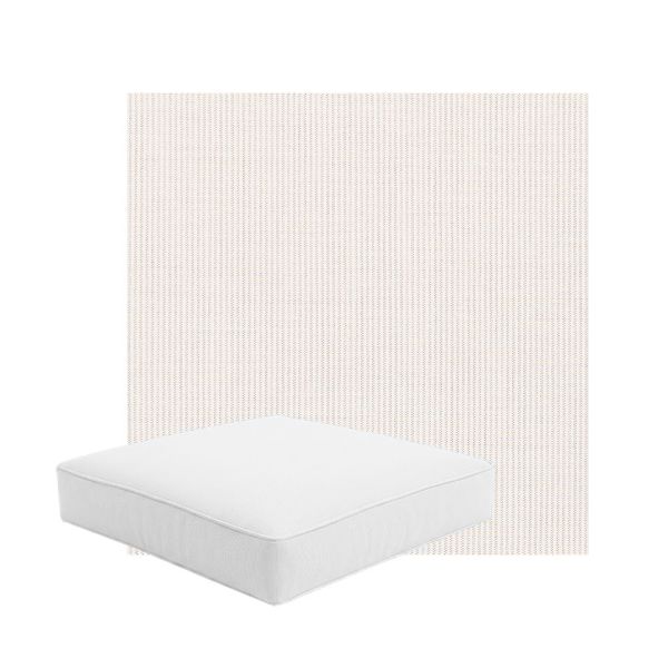 Patio Dining Chair Seat Cushion Boxed Style - - Custom outdoor patio furniture cushions from Cascadia Outdoor Cushions in Sunbrella Fabric