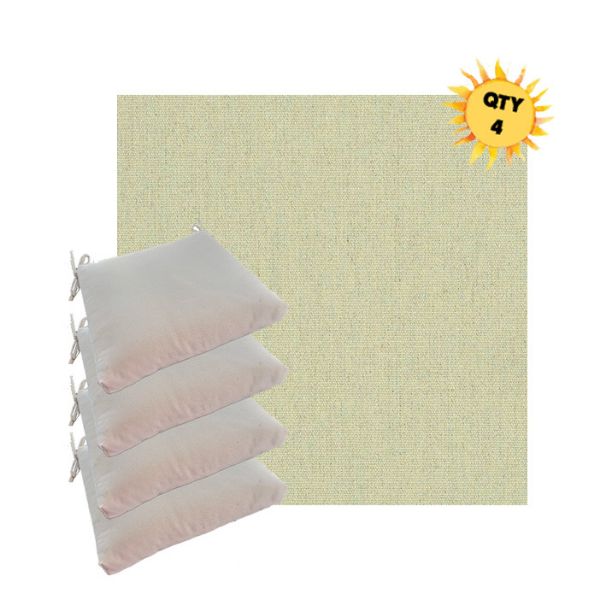 Outdoor Dining Chair Cushions in Sunbrella Outdoor Fabrics - Order in Sets of 4