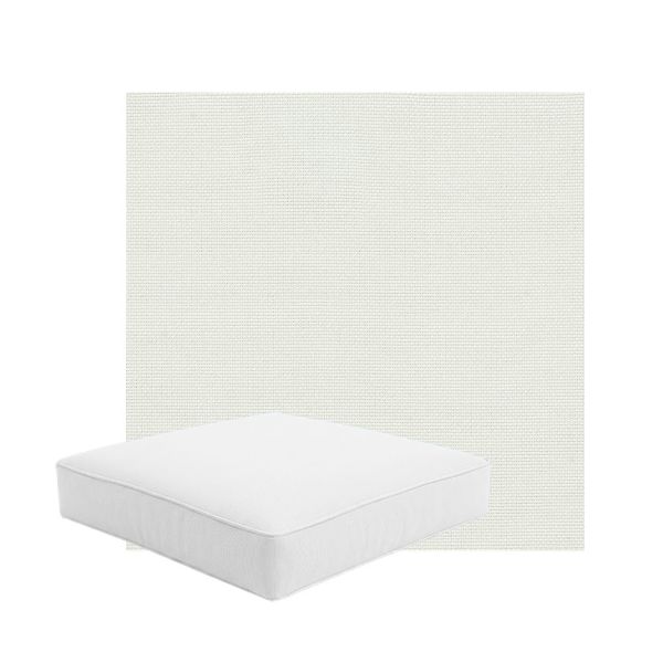 Patio Dining Chair Seat Cushion Boxed Style - - Custom outdoor patio furniture cushions from Cascadia Outdoor Cushions in Sunbrella Fabric