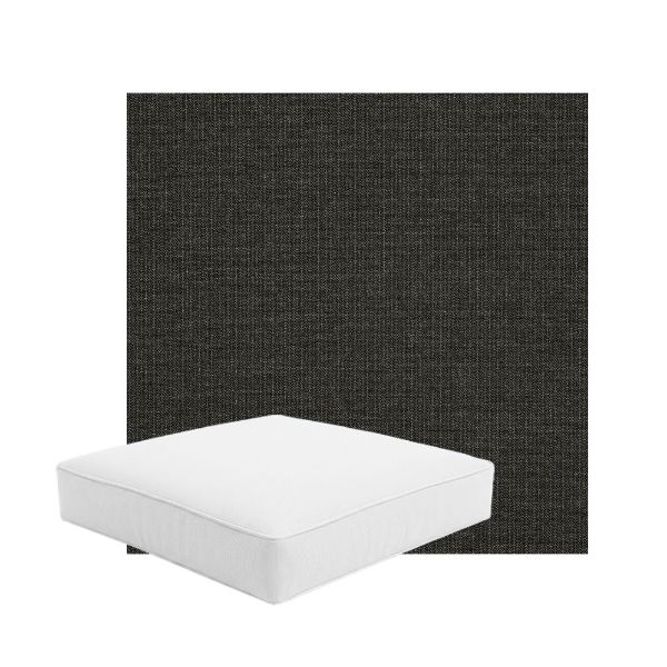 Patio Dining Chair Seat Cushion Boxed Style - - Custom outdoor patio furniture cushions from Cascadia Outdoor Cushions in Sunbrella Fabric