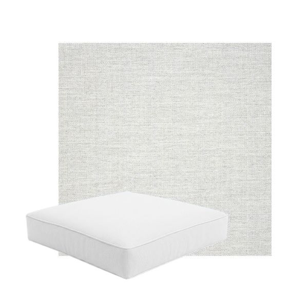 Patio Dining Chair Seat Cushion Boxed Style - - Custom outdoor patio furniture cushions from Cascadia Outdoor Cushions in Sunbrella Fabric