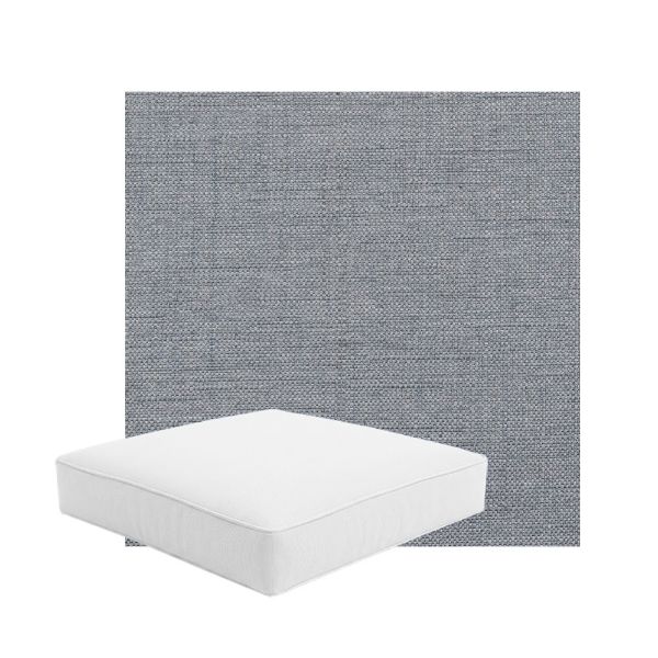 Patio Dining Chair Seat Cushion Boxed Style - - Custom outdoor patio furniture cushions from Cascadia Outdoor Cushions in Sunbrella Fabric