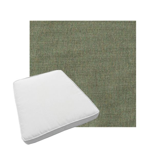 Custom outdoor patio furniture cushions from Cascadia Outdoor Cushions in Sunbrella Fabrics