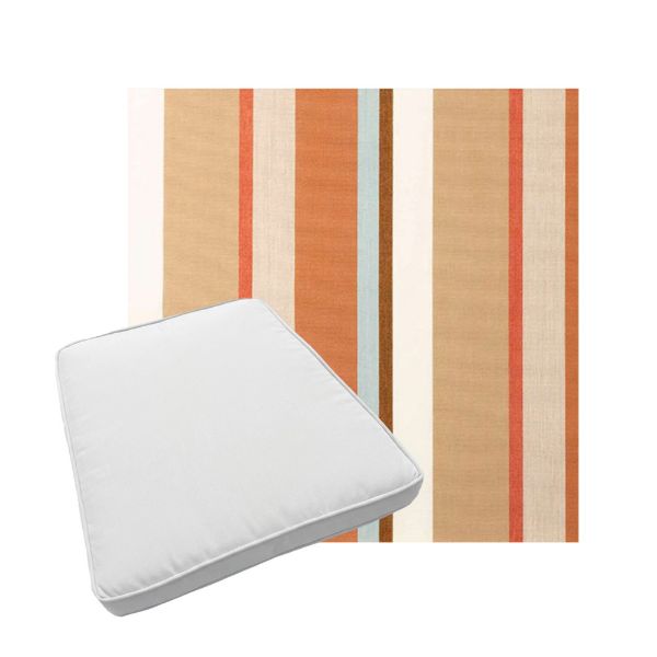 Custom outdoor patio furniture cushions from Cascadia Outdoor Cushions in Sunbrella Fabrics