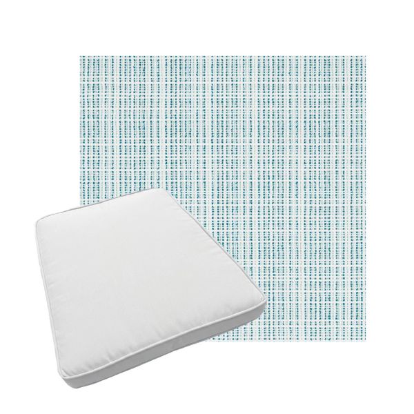 Custom outdoor patio furniture cushions from Cascadia Outdoor Cushions in Sunbrella Fabrics