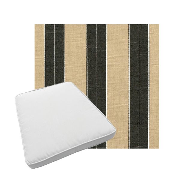 Custom outdoor patio furniture cushions from Cascadia Outdoor Cushions in Sunbrella Fabrics