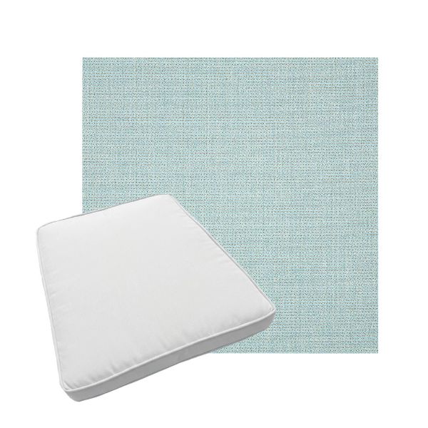 Custom outdoor patio furniture cushions from Cascadia Outdoor Cushions in Sunbrella Fabrics