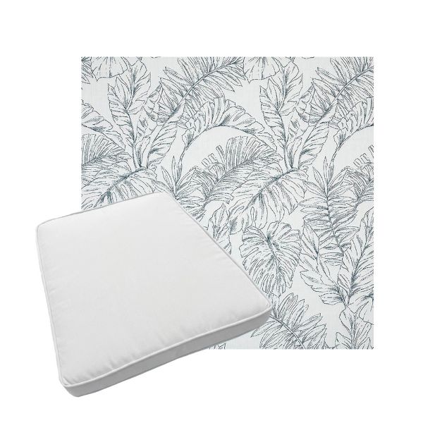 Custom outdoor patio furniture cushions from Cascadia Outdoor Cushions in Sunbrella Fabrics