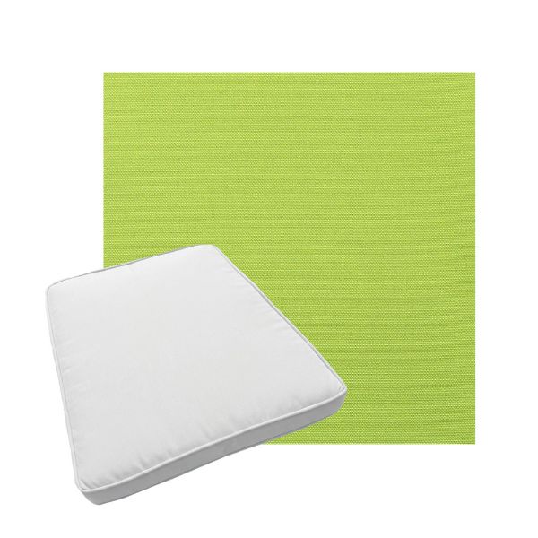 Custom outdoor patio furniture cushions from Cascadia Outdoor Cushions in Sunbrella Fabrics