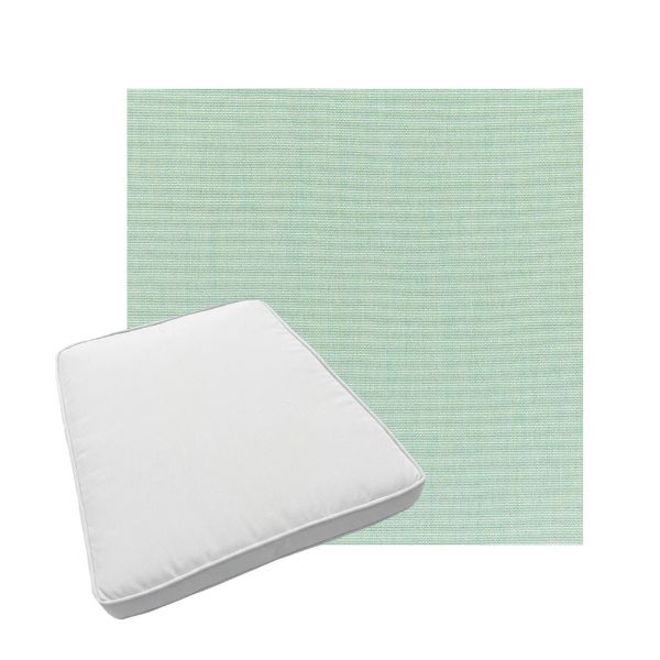 Custom outdoor patio furniture cushions from Cascadia Outdoor Cushions in Sunbrella Fabrics