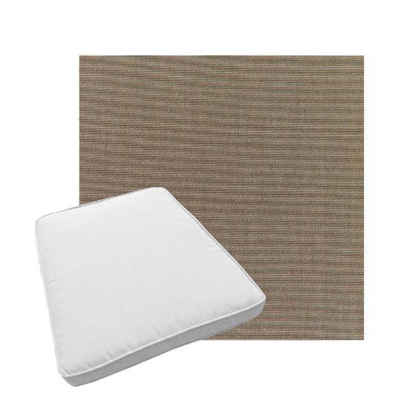 Custom outdoor patio furniture cushions from Cascadia Outdoor Cushions in Sunbrella Fabrics