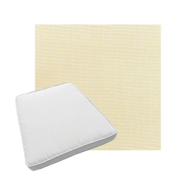 Custom outdoor patio furniture cushions from Cascadia Outdoor Cushions in Sunbrella Fabrics