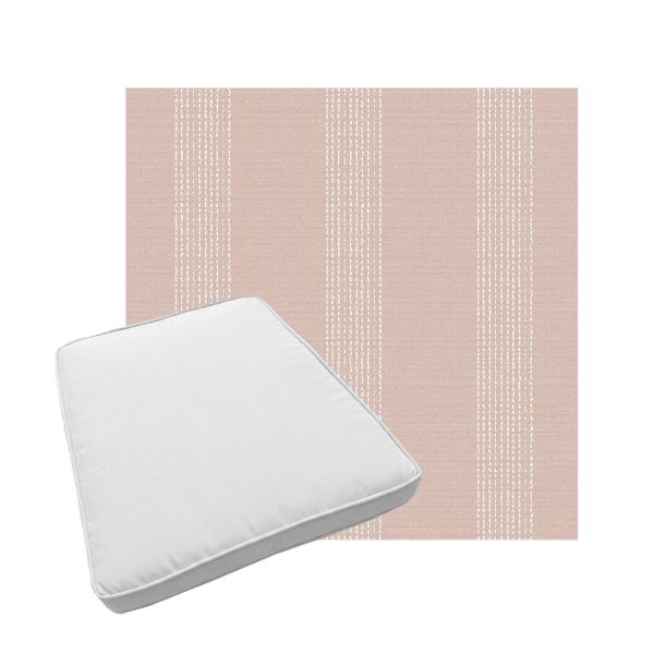 Custom outdoor patio furniture cushions from Cascadia Outdoor Cushions in Sunbrella Fabrics