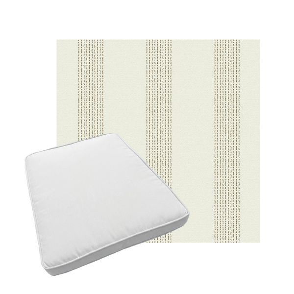 Custom outdoor patio furniture cushions from Cascadia Outdoor Cushions in Sunbrella Fabrics