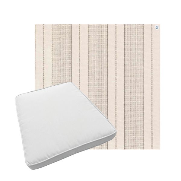 Custom outdoor patio furniture cushions from Cascadia Outdoor Cushions in Sunbrella Fabrics