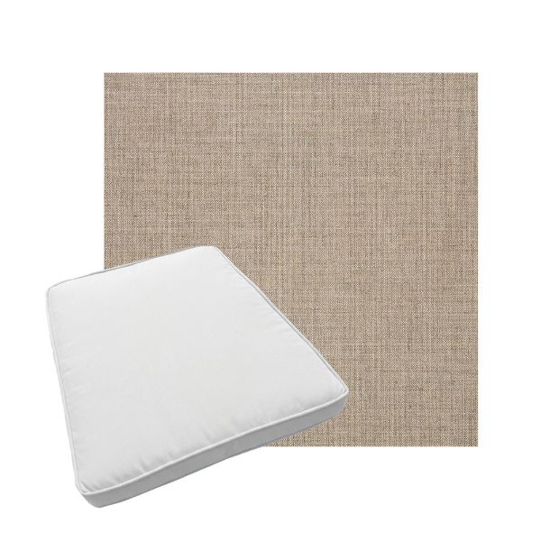 Custom outdoor patio furniture cushions from Cascadia Outdoor Cushions in Sunbrella Fabrics