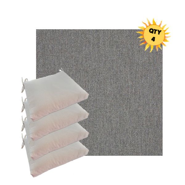 Outdoor Dining Chair Cushions in Sunbrella Outdoor Fabrics - Order in Sets of 4