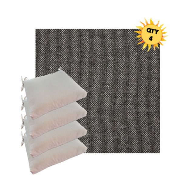 Outdoor Dining Chair Cushions in Sunbrella Outdoor Fabrics - Order in Sets of 4