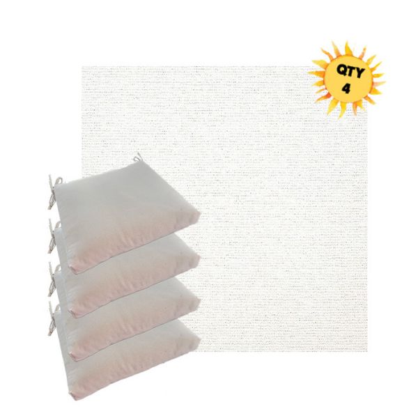 Outdoor Dining Chair Cushions in Sunbrella Outdoor Fabrics - Order in Sets of 4