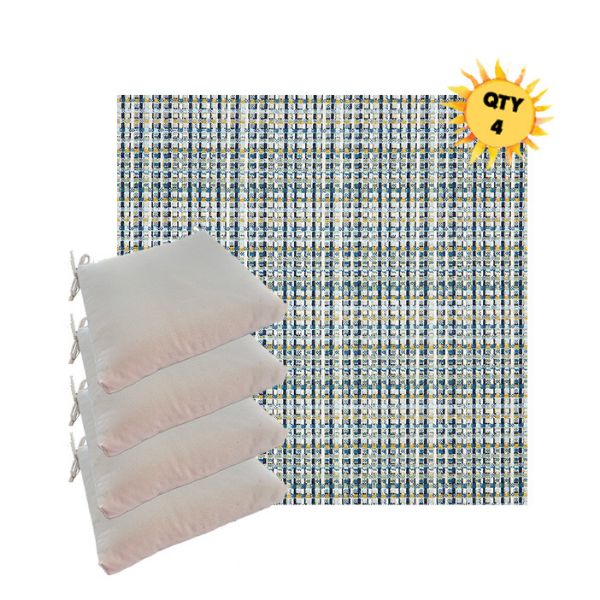 Outdoor Dining Chair Cushions in Sunbrella Outdoor Fabrics - Order in Sets of 4