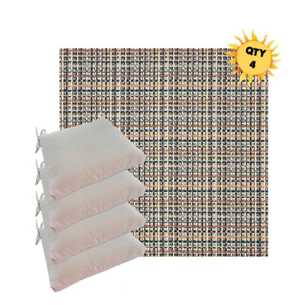Outdoor Dining Chair Cushions in Sunbrella Outdoor Fabrics - Order in Sets of 4