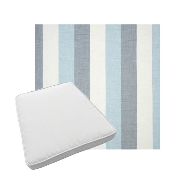 Custom outdoor patio furniture cushions from Cascadia Outdoor Cushions in Sunbrella Fabrics