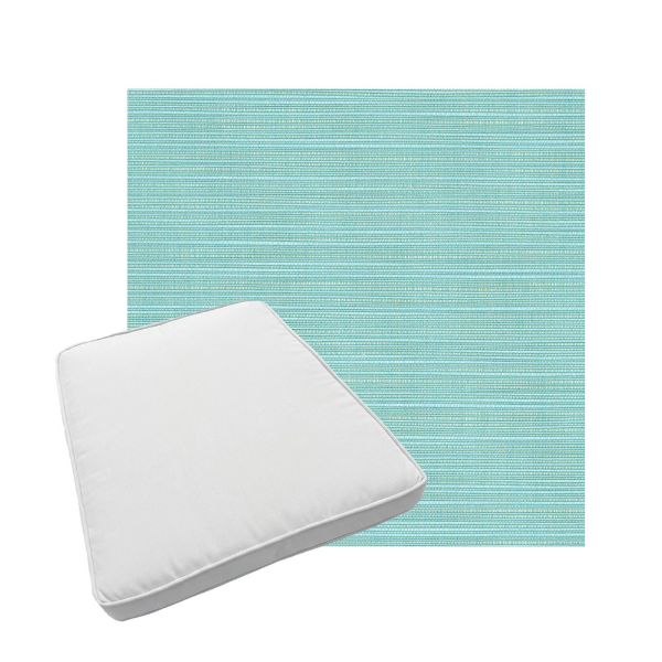 Custom outdoor patio furniture cushions from Cascadia Outdoor Cushions in Sunbrella Fabrics