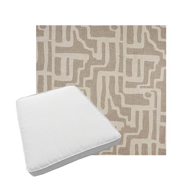 Custom outdoor patio furniture cushions from Cascadia Outdoor Cushions in Sunbrella Fabrics