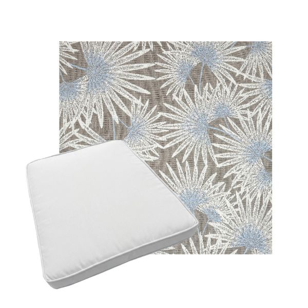 Custom outdoor patio furniture cushions from Cascadia Outdoor Cushions in Sunbrella Fabrics