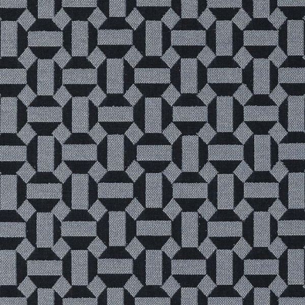 Sunbrella Hoopla Blue Jay outdoor fabric for patio furniture cushions and outdoor pillows