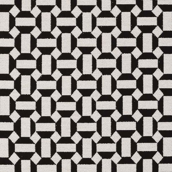 Sunbrella Hoopla Panda outdoor fabric for patio furniture cushions and outdoor pillows